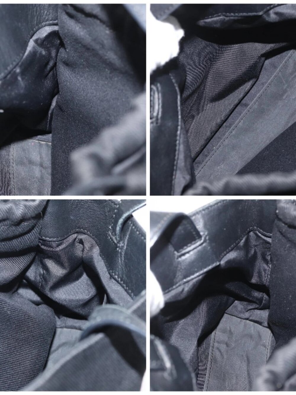 SAINT LAURENT Hand Bag Canvas Black Auth BA11425A - Picture 15 of 15